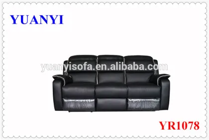 YR1078 Home furniture sofa Recliner sofa with headrest functional