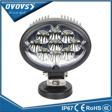 OVOVS tractor spare parts 5.5 inch 27w led work light oval for off road vehicle
