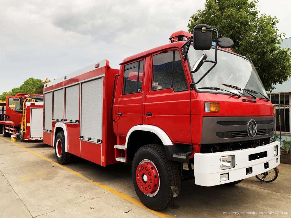 Dongfeng Camiones de bomberos antiguos de doble cabina en venta