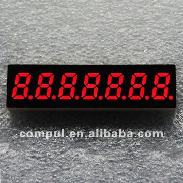 0.27" Super Red 7 Digits Seven Segment LED Display