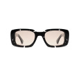 High Fashion Design Square Acetate Polarized Sunglasses