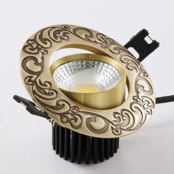 Adjustable and Rotate COB Downlight LED Spot Lights: Recessed Ceiling Lamp with 5W, 7W, 12W Dimmable Options - Perfect for Living Room in Simple Nordic Style