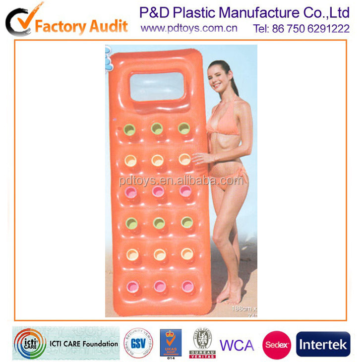 EN71 6P PVC 18 pockets inflatable Pool Floats