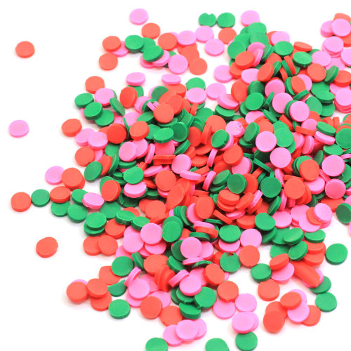 500g Coffee Round Shape Slice Soft Polymer Clay Sprinkles For Slime Supplies Cake Decoration DIY Nail Arts Accessories