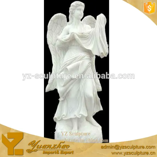 outdoor religious white marble beautiful lady statue carvings