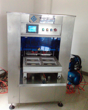 Four Trays Sealing Modified Atmosphere Packaging Machine