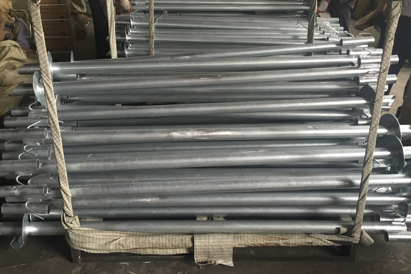 Földi csavar cölöp napenergiával kapcsolatos alkatrészekhez