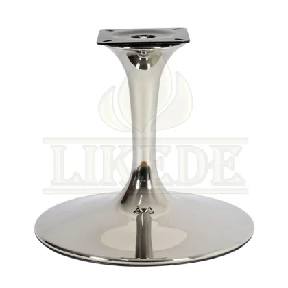 Modern Design Trumpet Chair Leg Tulip Swivel Stainless Steel Base 304#