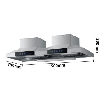 Factory Wholesale Commercial Range Hood: Multi-Functional Kitchen Smoke Extractor with Explosive Suction Capability