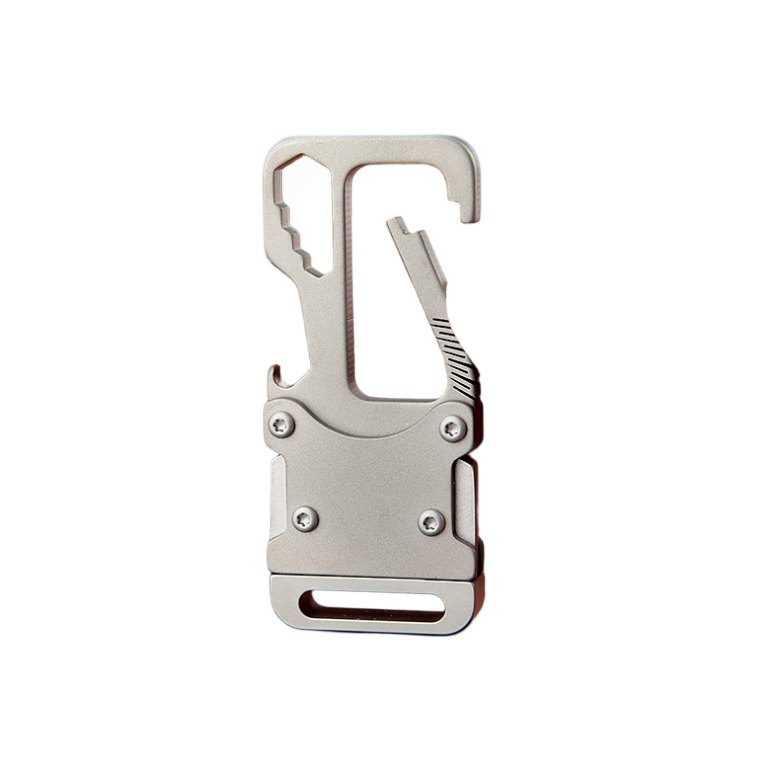 Durable Titanium Alloy Multifunctional Keychain for Outdoor