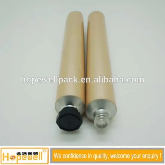 Wholesales eco friendly cosmetic empty aluminum tube