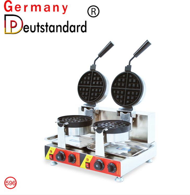 Doppelkopf-Waffelmaschine NP-596 für rotierende, elektrische und gewerbliche Waffelmaschinen