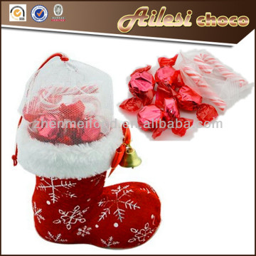 CHRISTMAS BOOTS WITH CANDY AND CANDY CANE GIFT PACKING