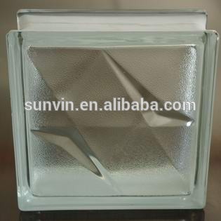 Hotel decorative material Transparent colored glass block picture