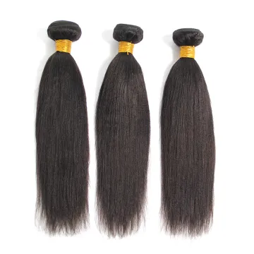 Yaki straight hair bundles100% Human Hair Weave Bundles,human hair extension bundles with closure,Brazilian Hair bundles of hu