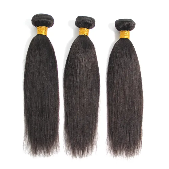 Yaki straight hair bundles100% Human Hair Weave Bundles,human hair extension bundles with closure,Brazilian Hair bundles of hu