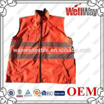 OEM SERVICE TWO WEAR TYPE FLEECE INSIDE 3M REFLECTIVE REVERSIBLE HI VIS VEST