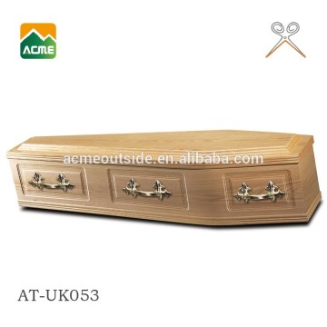 AT-UK053 luxury zinc coffin supplier