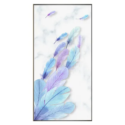 HD Fashion Rectangle Abstract Home Wall Crystal Porcelain Decorative Painting