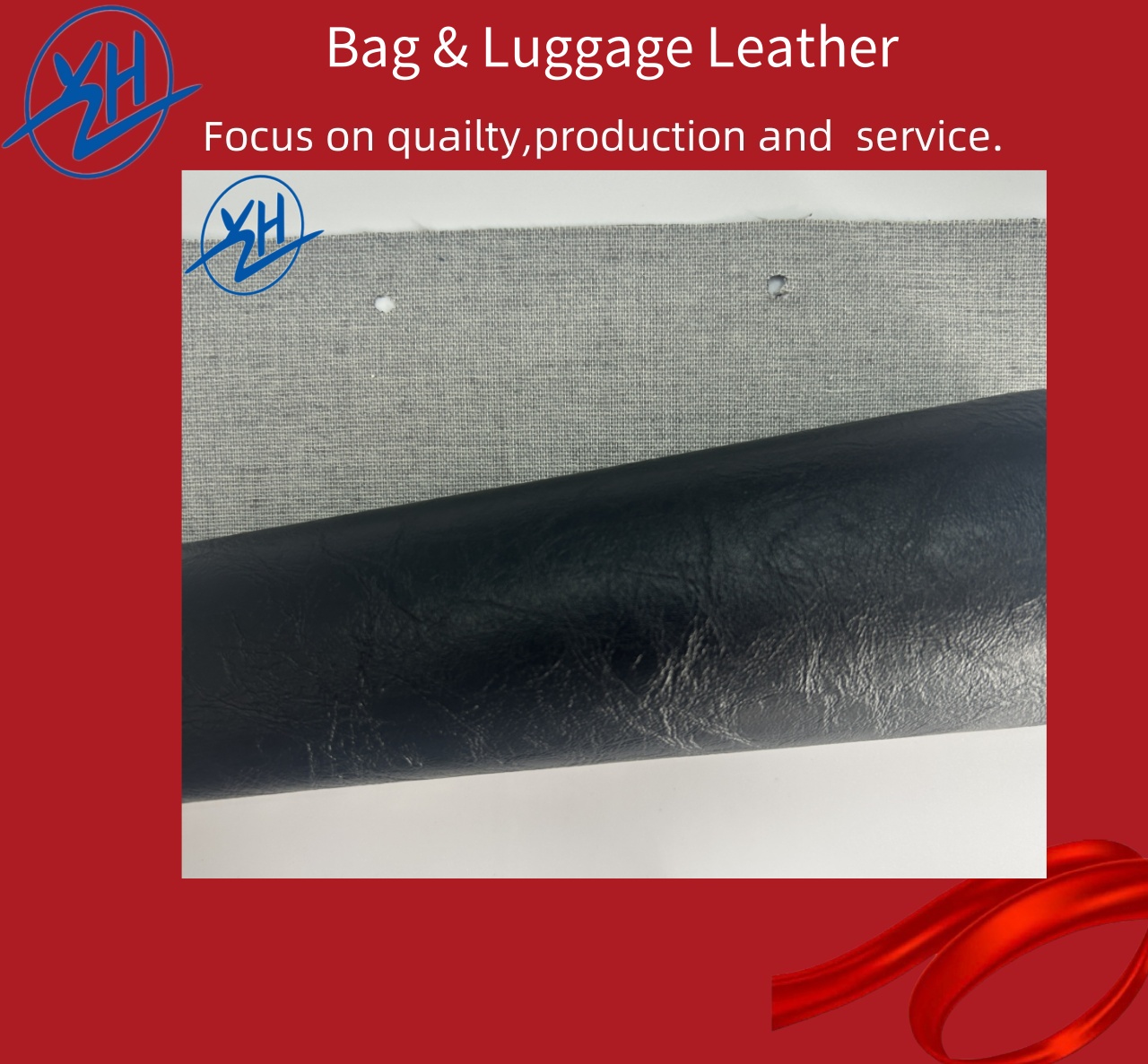 0,6 mm de cuero de bolsa artificial de PVC