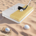 Tapete de práctica para bunker de golf, trampa de arena poco profunda y profunda