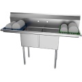Commercial Two Compartment Utility Sink