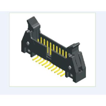 Row à double rangée 1,27 mm (.050 &quot;) En-tête d&#39;éjecteur de verrouillage SMT 180 °