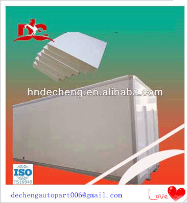vacuum insulation panel for refrigerated truck shipping fresh fish and meat