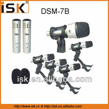 7 pieces High Quality instrument mcrophone for drum kit