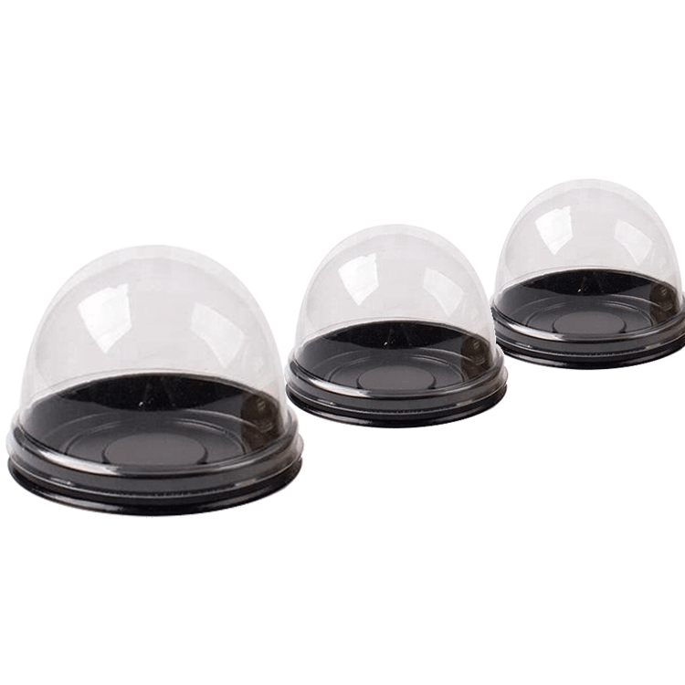 Plastic Clear Dome Mini Cupcake Cake Packaging Box