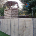 Schweißdrahtnetz Hesco -Zaun für die Hochwasserverteidigung