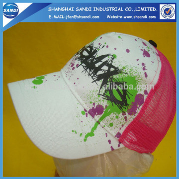 2015 hot sale snapback trucker cap with custom color printed