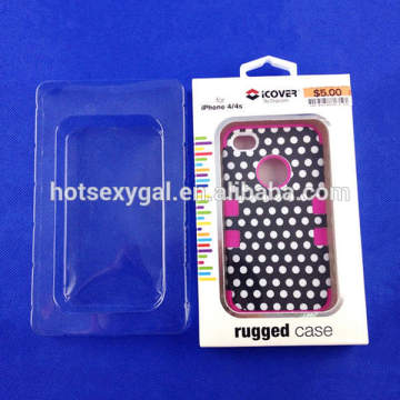 Custom high quality plastic card slide blister packaging