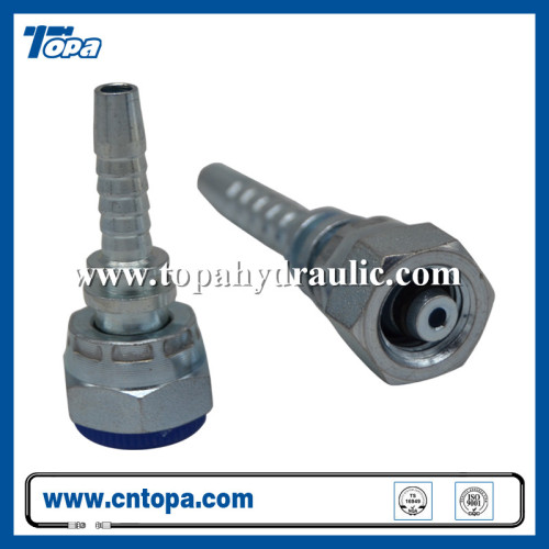 20411 steel hose bobcat hydraulic swivel brass fittings