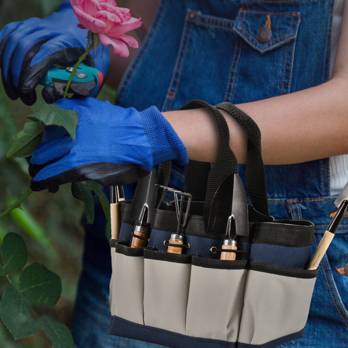 Bolsas de herramientas de jardín de lienzo de bolsillo multi