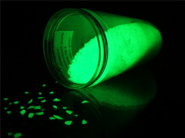 Realglow Photoluminescent Quartz Yellow-green 3mm