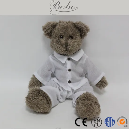 Very Cute Plush Teddy Bear Toy with Clothes for Kids