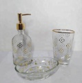 Lotion Dispenser Amber Glass Pump Bottle