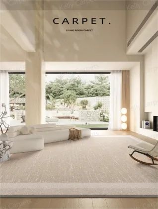 Simple bedroom bedside carpet - dirt-resistant