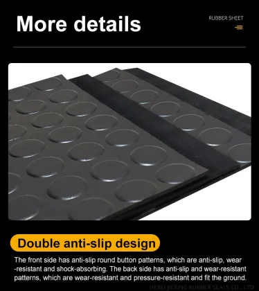 black industrial floor mats High elastic rubber sheet