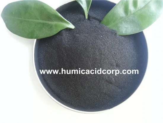 Natural leonardite source super potassium humate fertilizer