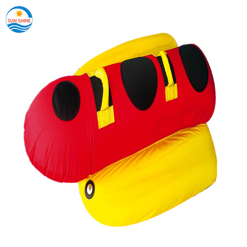 Inflatable کیلے کی کشتی پانی سکینگ ٹیٹو ٹیوب