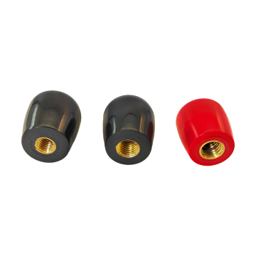 Hot Sale Black Red Bakelite Oval Handle Knob - American Metric/British System Female Brass Threaded Clamp Knob