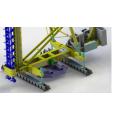 Tracked chassis pile driver use for Photovoltaic engineering