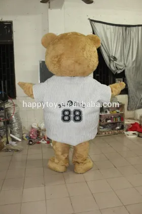 Custom adult animal mascot bear costume teddy bear mascot costume