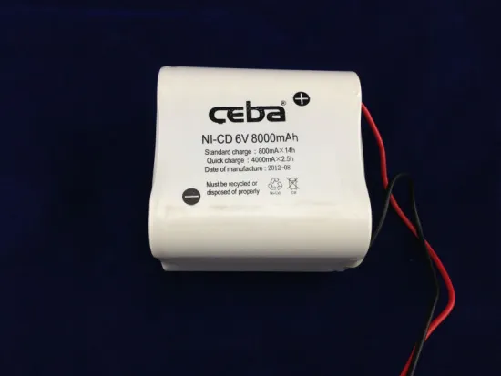 CEBA Manufacturer 7.2v 300mah ni-cd battery pack