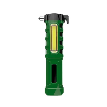 Emergency Car Light, Safety Hammer & Belt Cutter in One USB Rechargeable Device