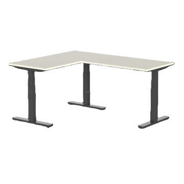 AOKE Executive Office Home Cheap Table White Wooden Corner Adjustable Computer Desk: Your Affordable Workspace Solution
