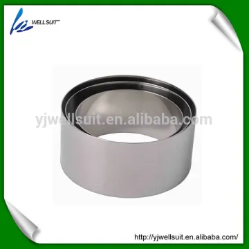 new design stainless steel decorative round shape cake mould