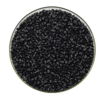 Yarn using in-situ polyamide 6 black flakes
